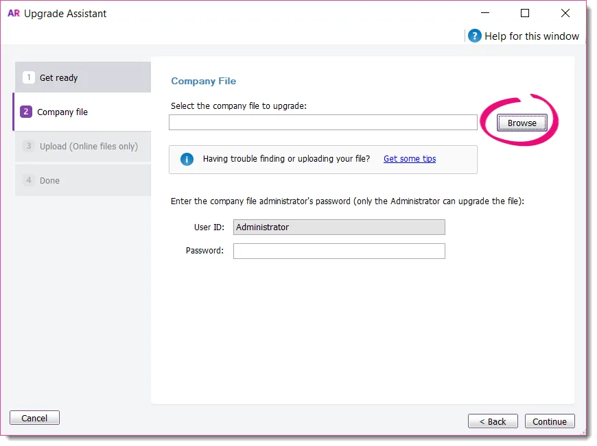 Upgrade to the new AccountRight