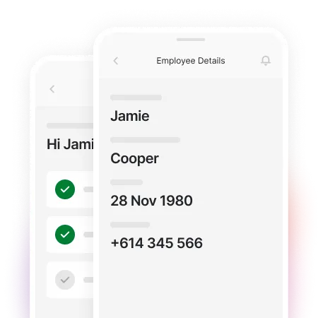 Feature | Timesheets | Get employees set up and ready to start sooner