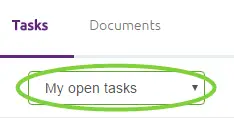 My open tasks