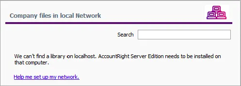 Company files in local Network