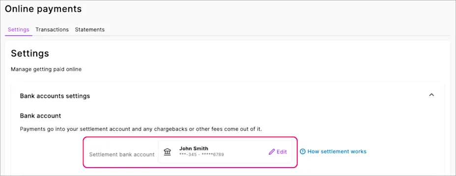 Update Bank Balance Html Code Editing your business bank details