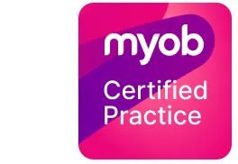 Badge for a MYOB Certified Practice 