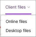 Client files