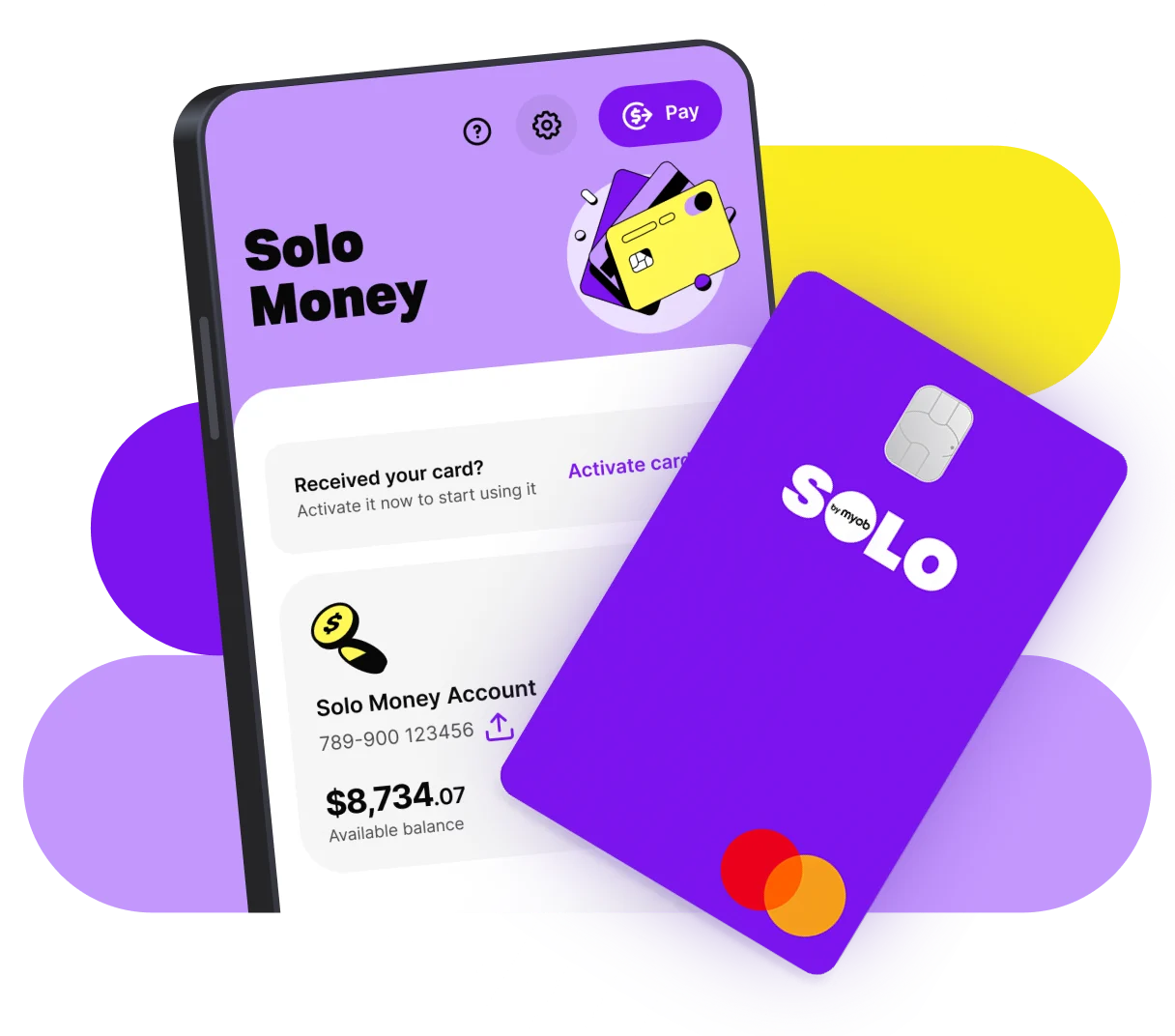 Solo Money is the free-to-open in-app business transaction account for sole traders, included in the Solo app. Solo Money includes a dedicated debit card for business expenses.