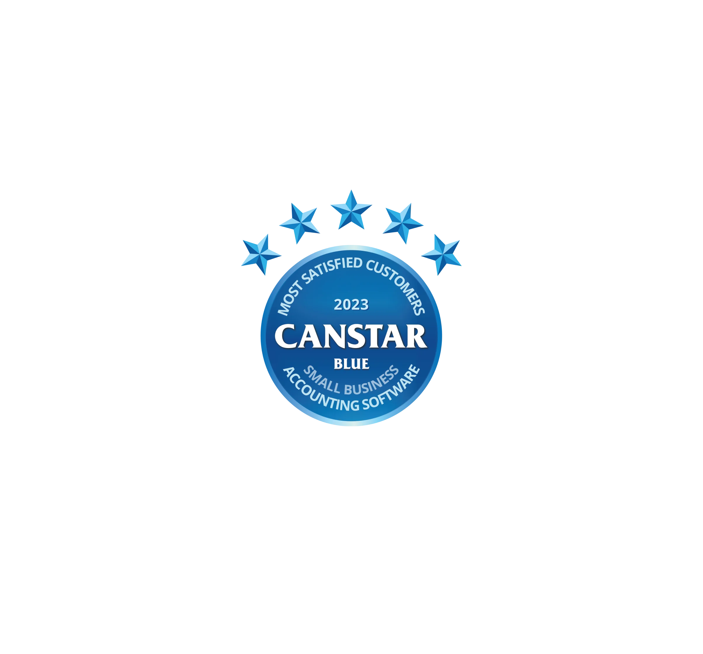 A Canstar Blue awards badge for Most Satisfied Customers, 2023.