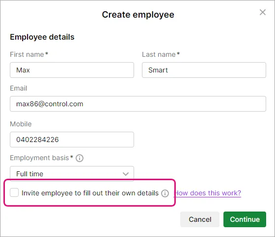 Add an employee