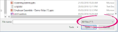 Using an import template