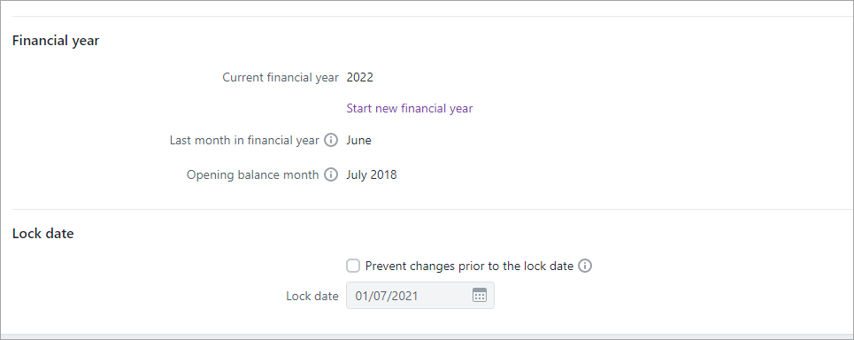 End of financial year tasks