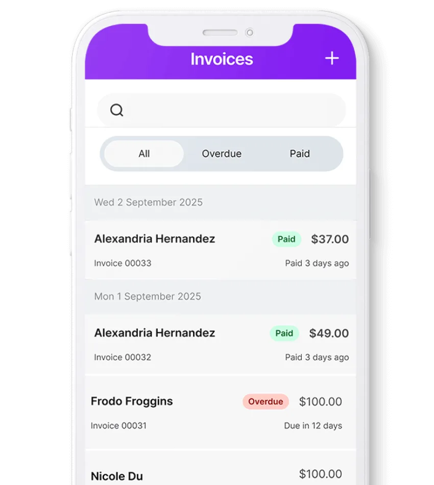 Send Invoices from your Mobile Phone with the MYOB Invoice App