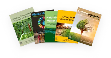 Image featuring book covers in Environmental Sciences