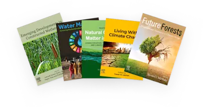 Image featuring book covers in Environmental Sciences