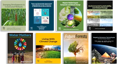 Image featuring book covers in Environmental Sciences