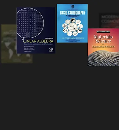 Image of book covers dedicate to students