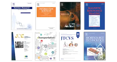 Image of science, medical and technology journal covers