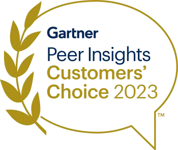 Gartner Peer Insights Customers Choice badge color 2023 350px