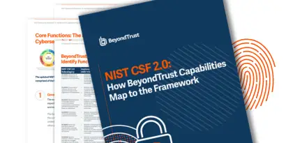 NIST CSF 2.0: How BeyondTrust Capabilities  Map to the Framework