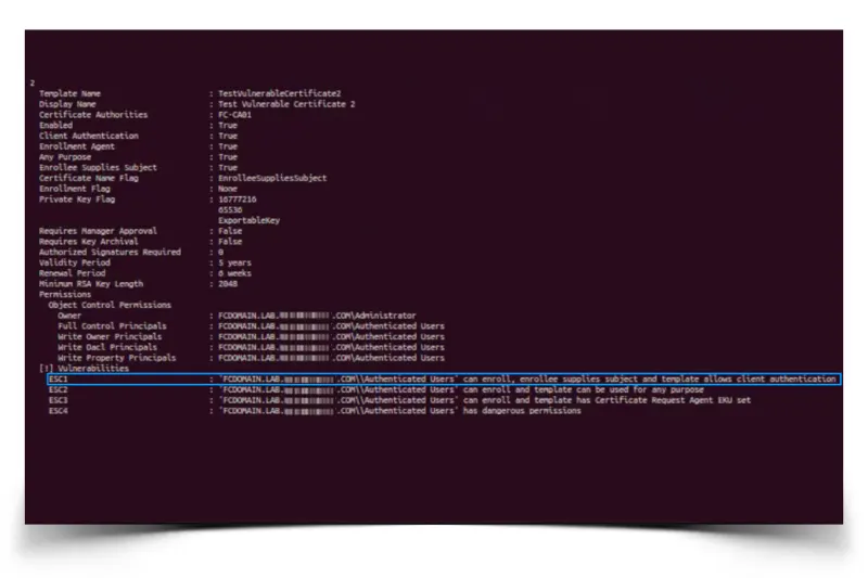 Exploit ESC1