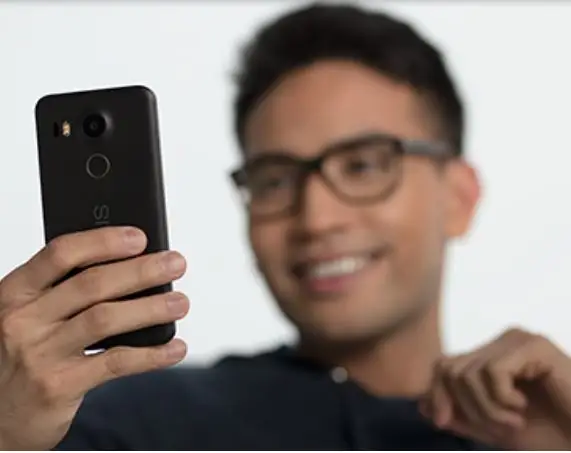 Two Factor Authentication Person With Smartphone