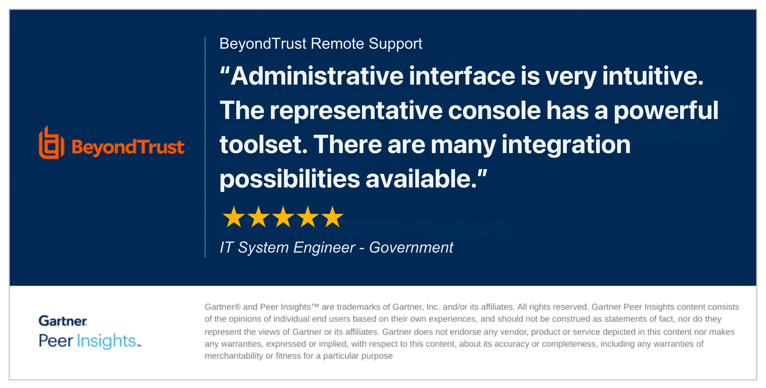 Peer Insights Review 5 Intuitive Interface and Powerful Toolset