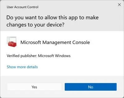 Example of ambiguous UAC Prompt