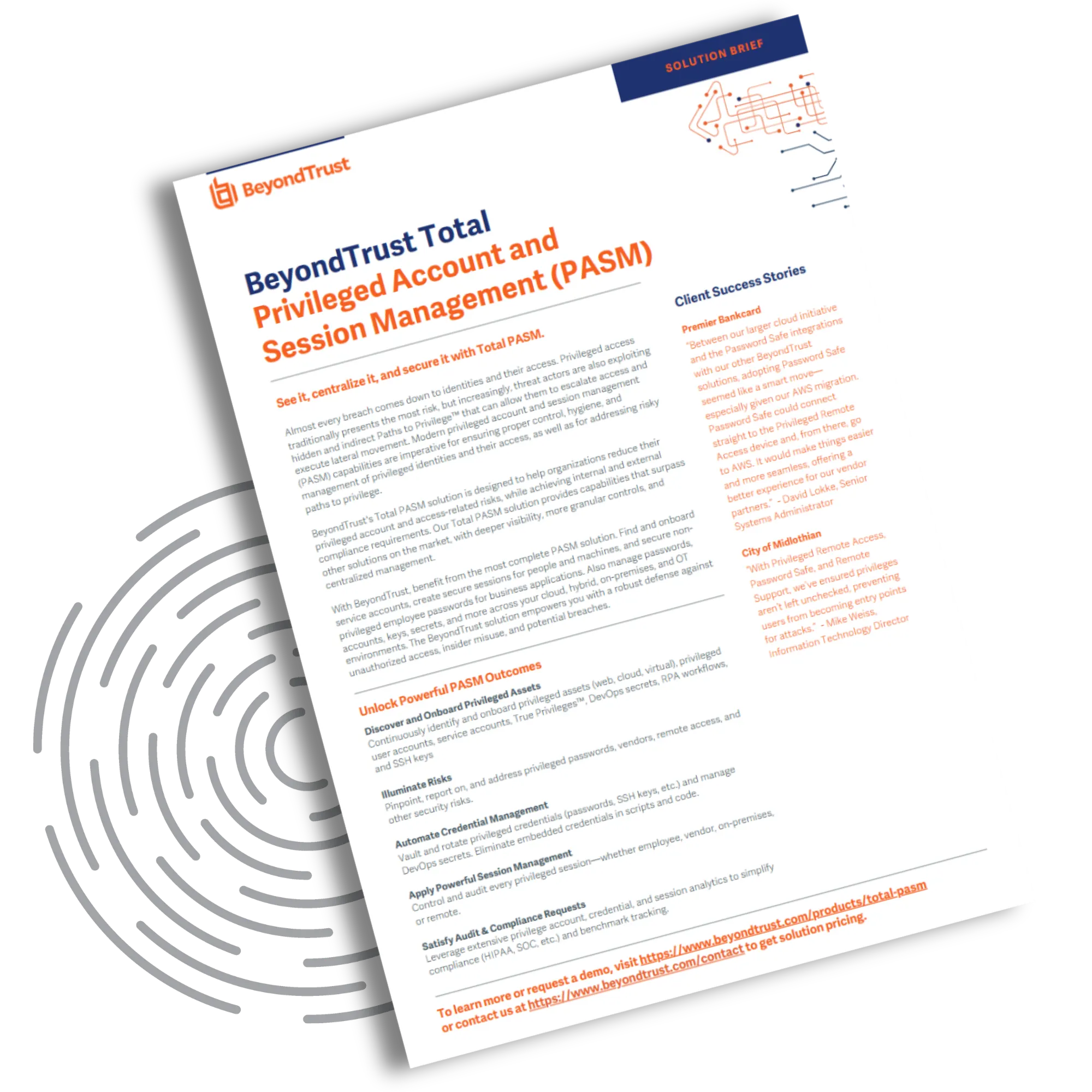 Total Privileged Account and Session Management (PASM)