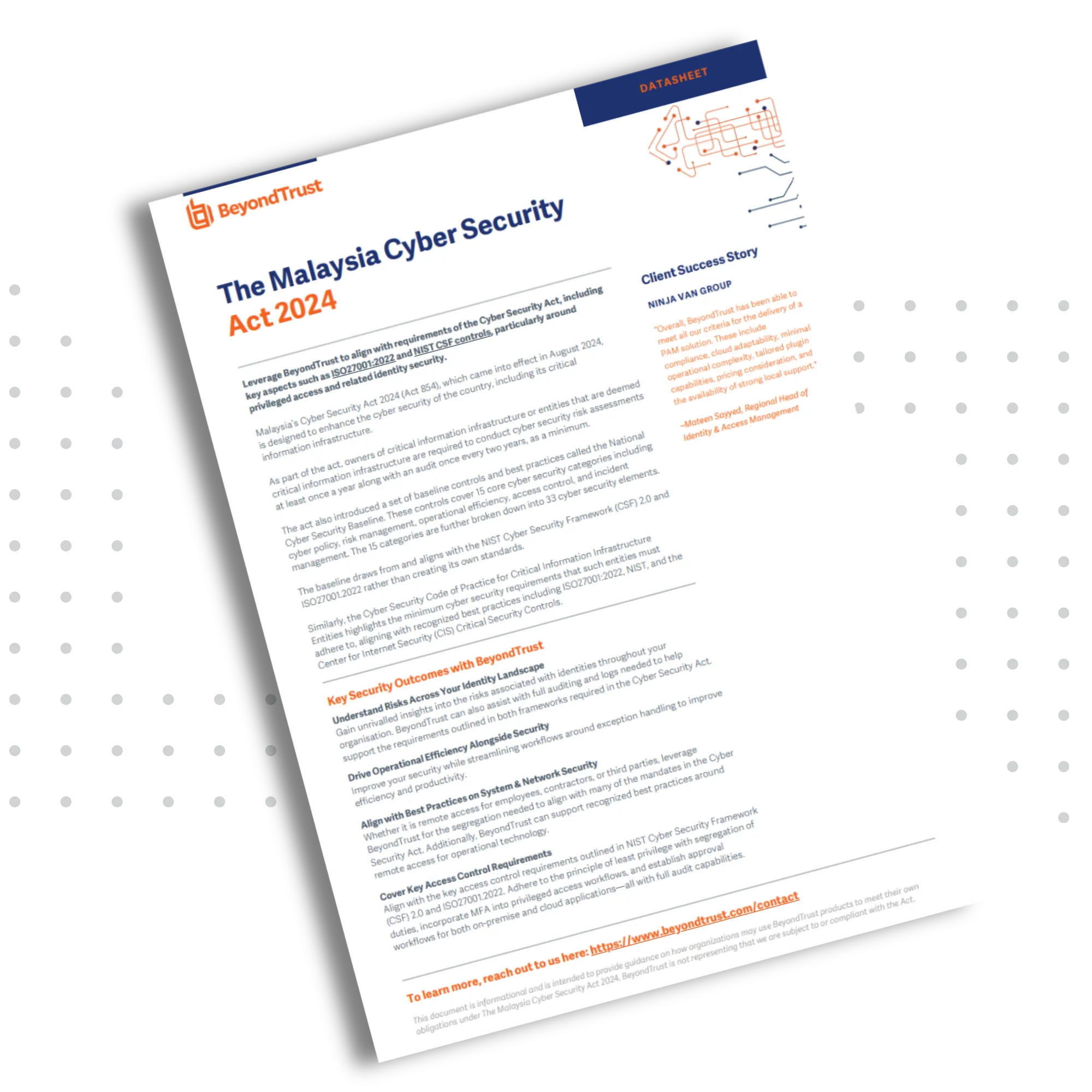 Resource Card Malaysia Cyber Security Act 2024