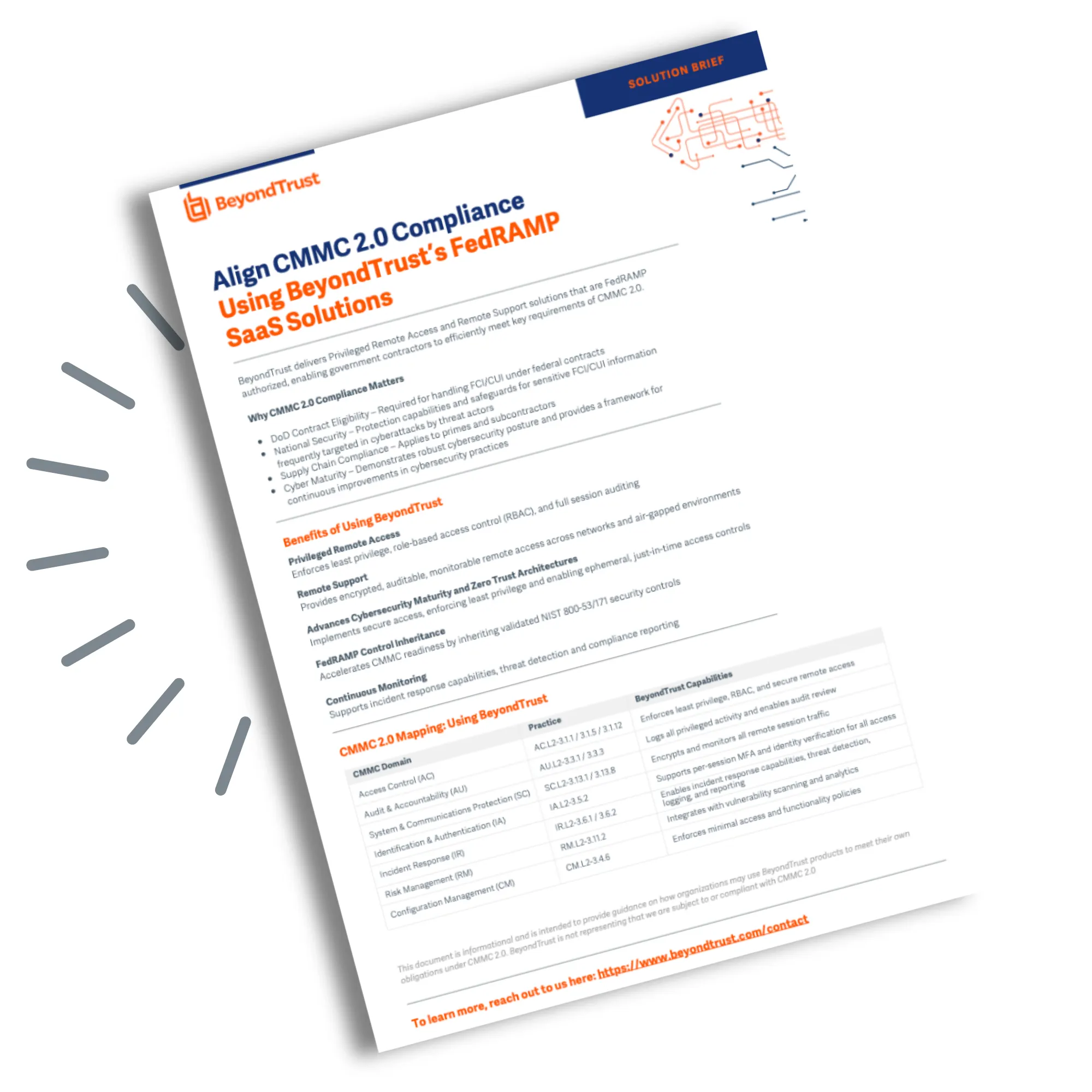 CMMC 2.0 Solution Brief