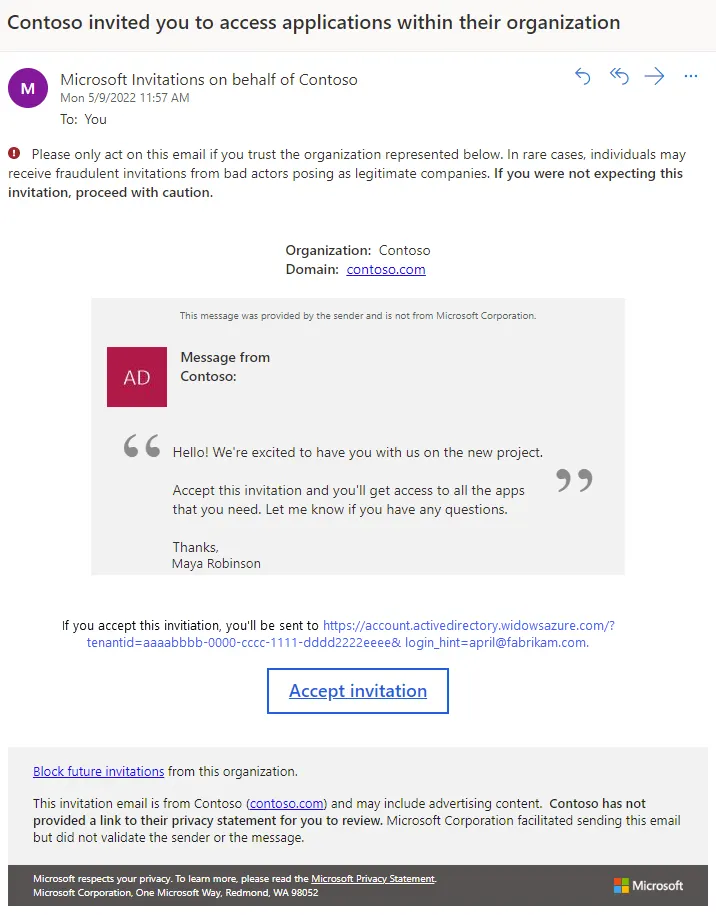 Quickstart users portal email