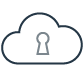 Privileged Access Icons Cloud Security