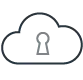 Privileged Access Icons Cloud Security