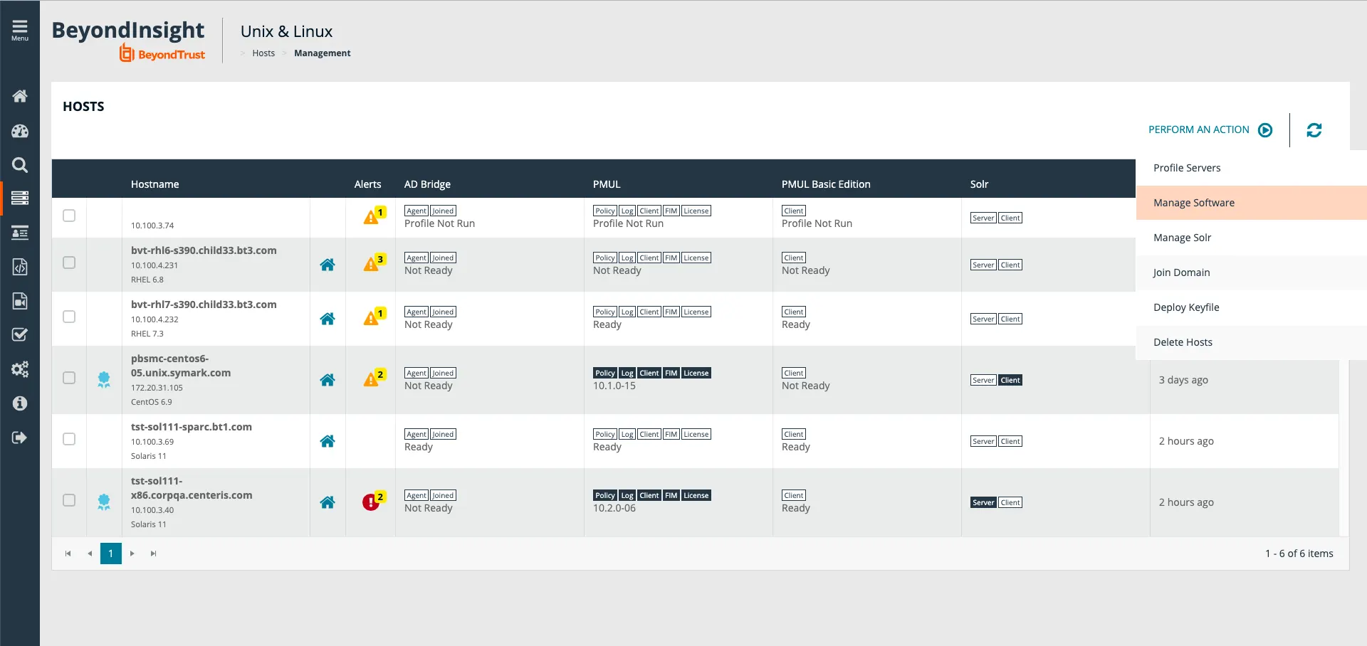 Beyond Insight Unix Linux Hosts Management