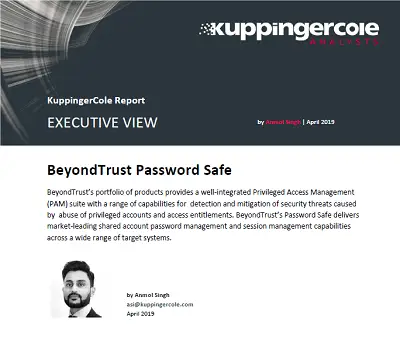 Kuppinger Cole Analyst Report Privileged Password Management