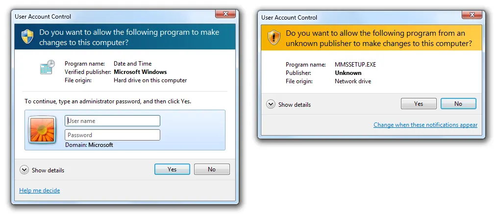 Credential Prompts For Privileged Tasks