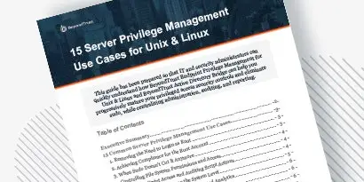 15 Server Privilege Management Use Cases for Unix & Linux