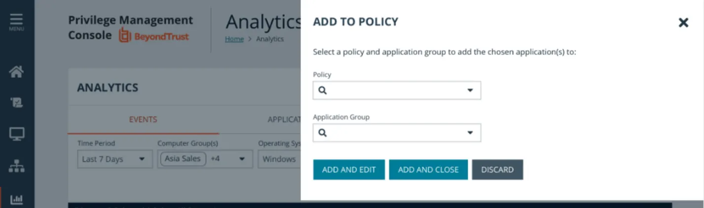 PMWM Add to policy