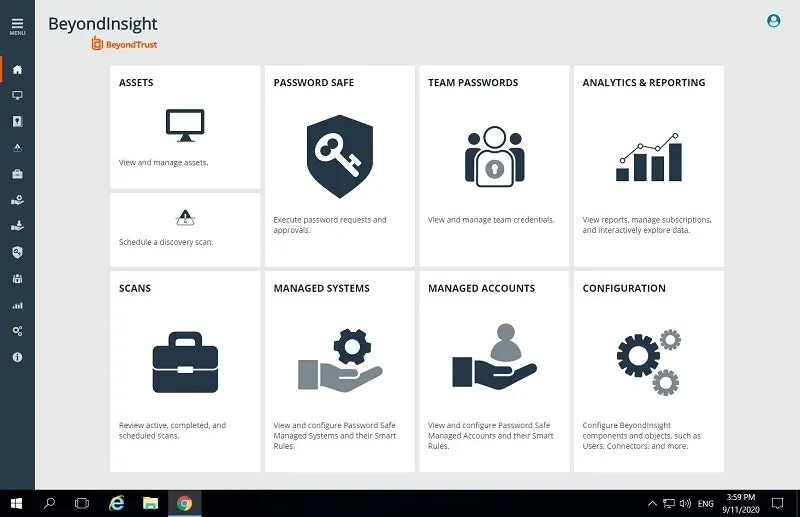 Team Passwords Tile Beyond Insight