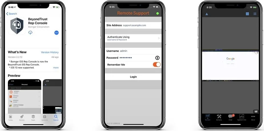 Supporting I Os Users From A Mobile Device