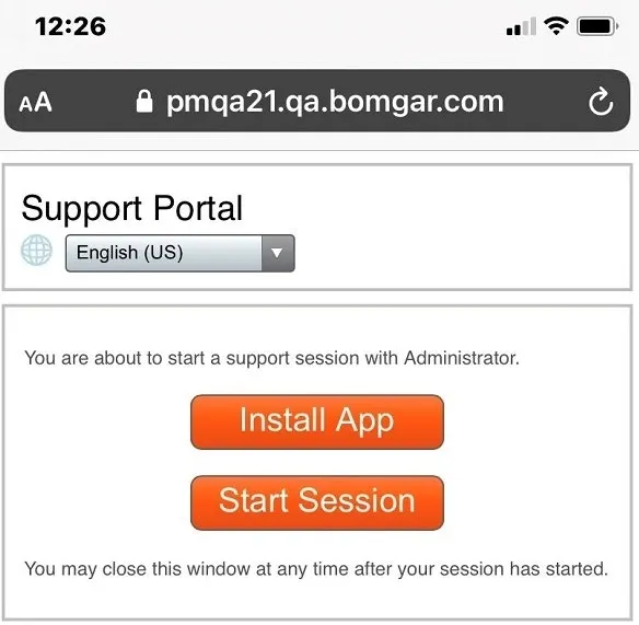 Beyond Trust Remote Support Session Apple I Os Devices