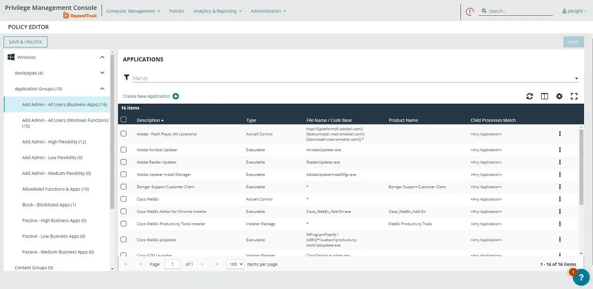 Web Policy Editor Privileges Windows Mac