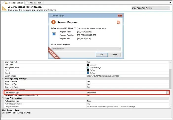 Privilege Management Mac Reasons Allowed