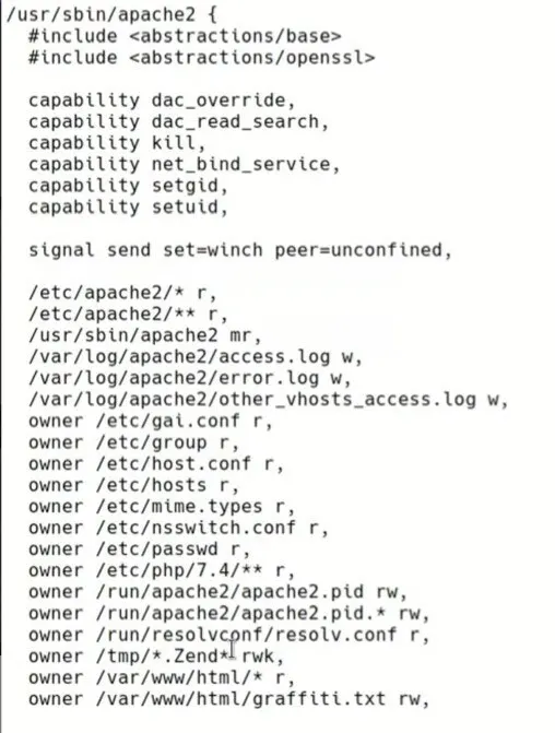 App Armor Profile