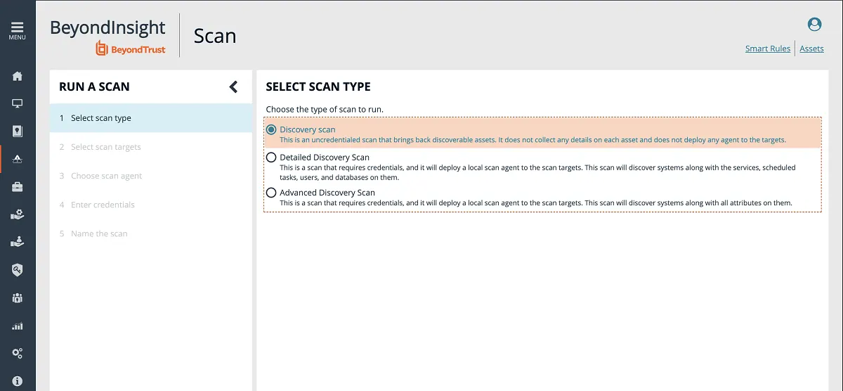 Discovery Password Safe Scan