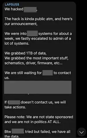 Lapsus Hacking Breach Claim