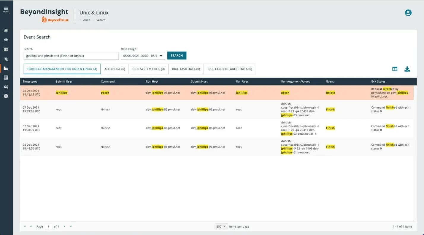 Unified Search Elastic Unix Linux