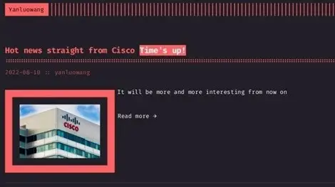 Yanluowang Cisco Breach Post