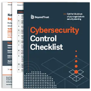 Cybersecurity Control Checklist Content Block Image