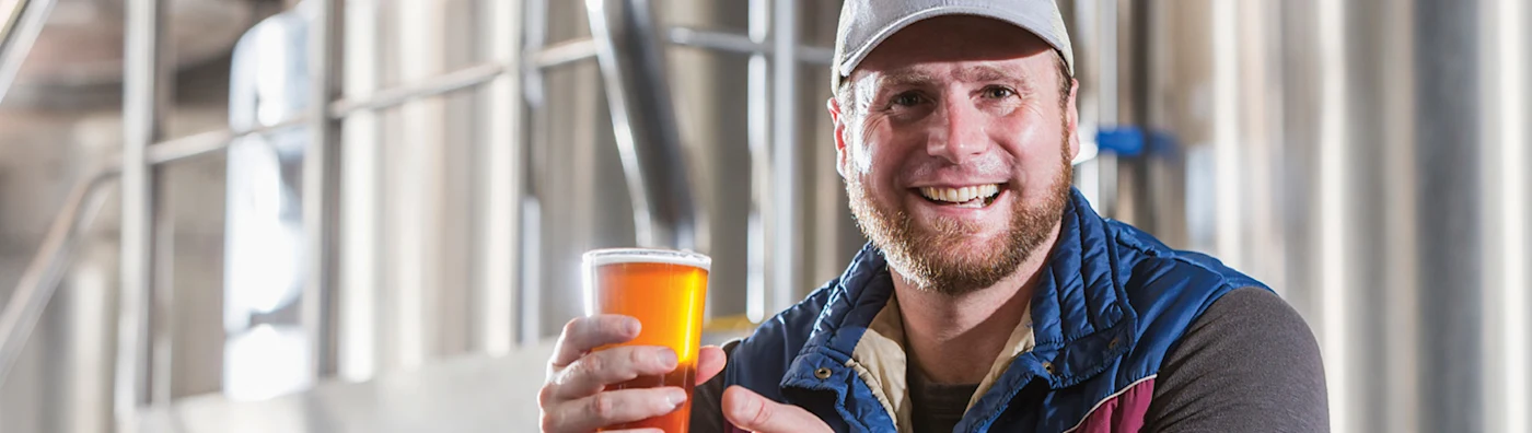 Man with a Glass of Beer