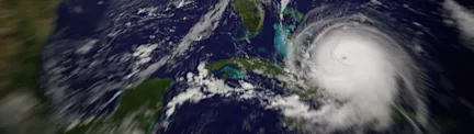 Hurricane approaching Southeast of U.S.