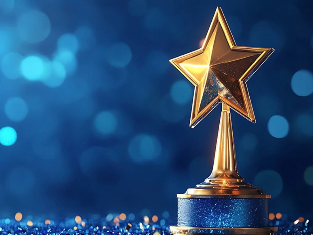A trophy acknowledging PHLY as a gold star employer