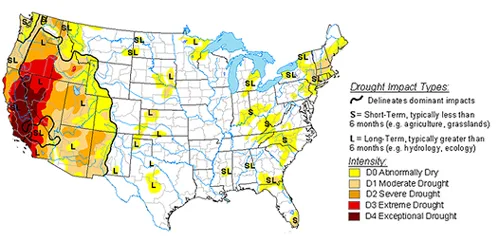 2025 Drought Map